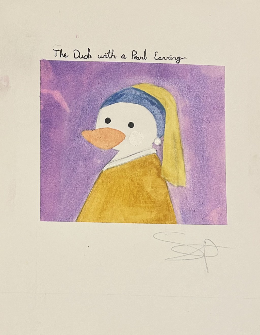 “The Duck with a Pearl&nbsp;Earring”
